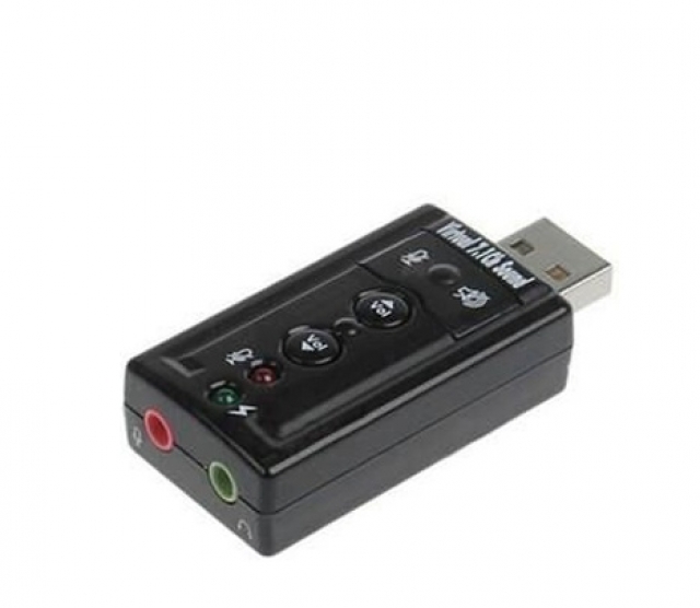 Adapt. de sonido USB 7.1 - 2 canales (557)