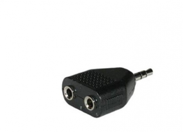 Adaptador miniplug (m) 3.5mm a 2 (h) 3,5mm NM-C28 (2053)