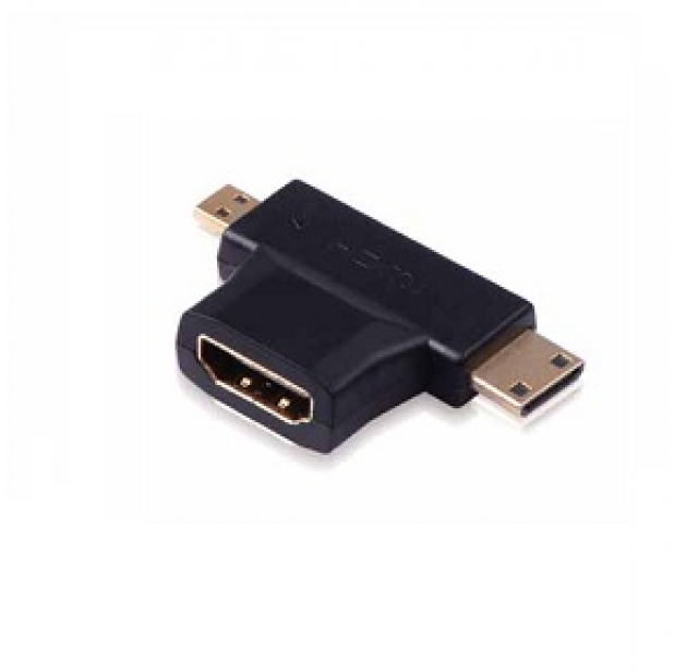 Adaptador HDMI (h) a Micro+Mini HDMI NM-C8 (2056)