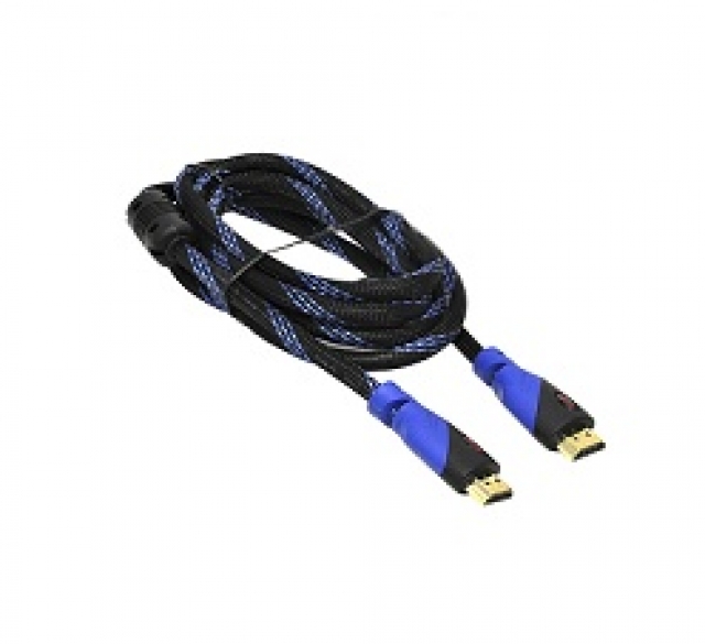 Cable HDMI MM NM-C47 1.5m mallado azul