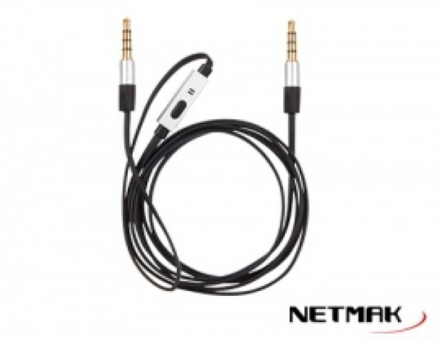 Cable Manos Libres 3.5mm C/ Mic Incorporado NM-MIC15 (5998)
