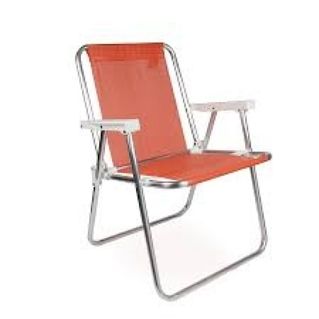 silla alta aluminio sannet MOR color coral