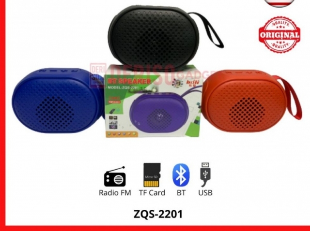 PARLANTE ZQS-2201 Radio portátil FM AUX Pendrive USB ( 6466)