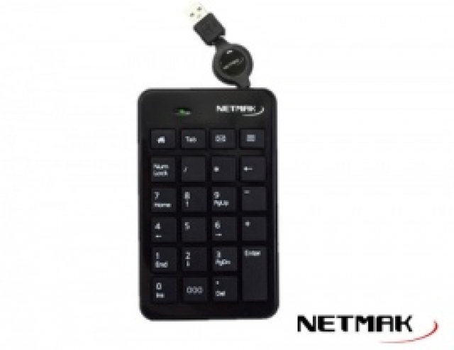 Teclado Numerico Multimedia USB NM-KB250 ( 6401)