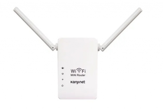 Repetidor De Señal Wifi Kanji Net 2 Antenas RP4200C (6420)