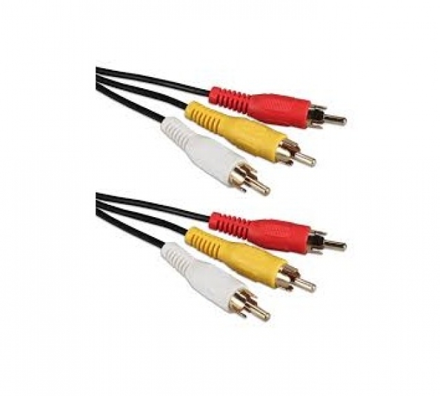 Cable audio 3RCA a 3RCA 1.8M AC-300 (655)