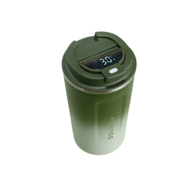 VASO CAFETERO CON MEDIDOR DE TEMPERATURA  ( 7580 ) 