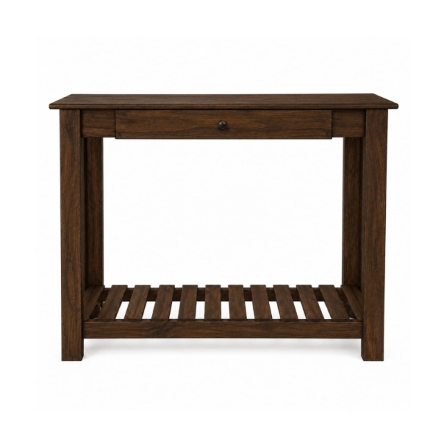 MESA DESAYUNADOR DE 1.20MT COLOR NOGAL ( 7398 )