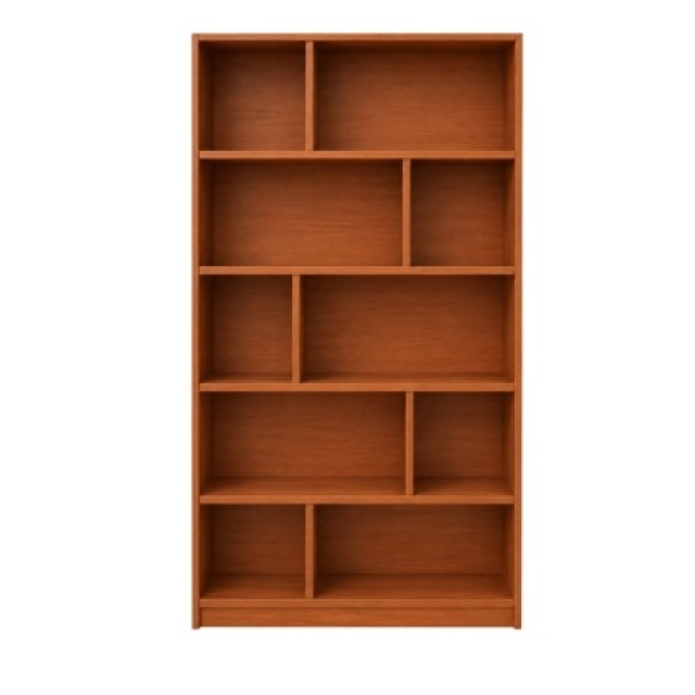 BIBLIOTECA CUBO DE 1MT COLOR CAOBA ( 8171 )