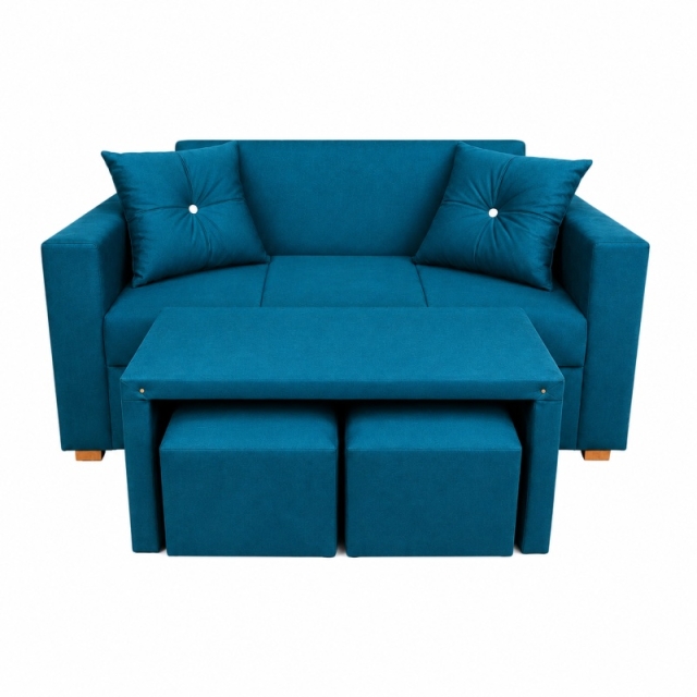 JUEGO DE LIVING + MESITA ( 8338 )