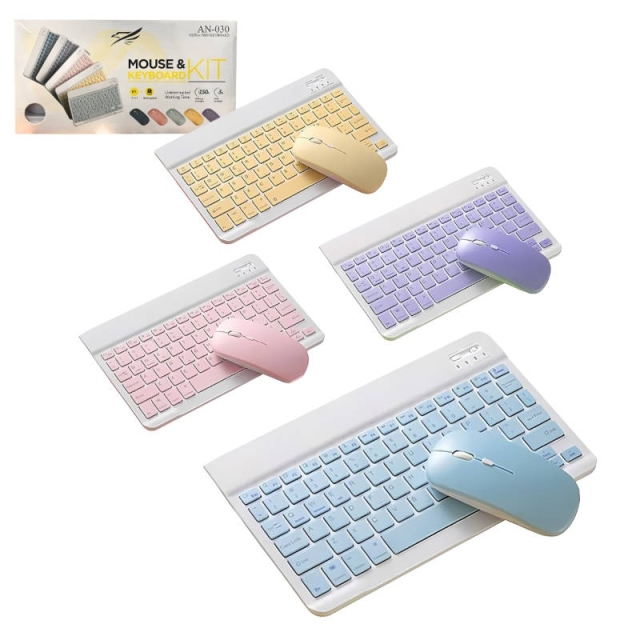 MINI KIT TECLADO Y MOUSE BLUETOOTH ZL YELANDAR ( 7326 )