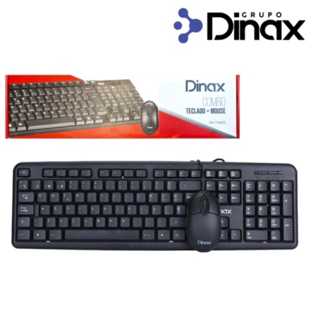 DINAX COMBO TECLADO Y MOUSE CON CABLE ( 14315 )