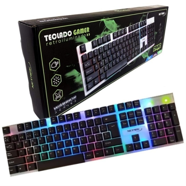 TECLADO GAMER RETROILUMINADO  NETMAK XAKRO ( 2560 )