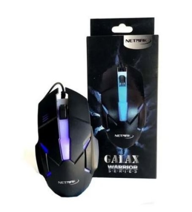 MOUSE USB NETMAK NM-GALAX RETROILUMINADO ( 5772 )