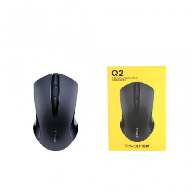 MOUSE INALAMBRICO Q2 NEGRO ( 6999 )