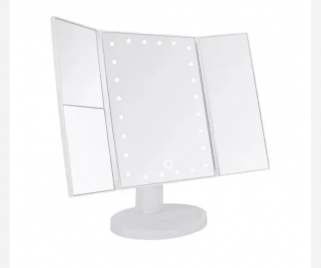 ESPEJO CUÁDRUPLE 24 LED  (  8214 )