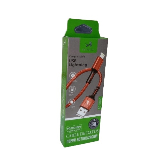 CABLE DE DATOS IPHONE 5A ROYALCELL RC-5006 ( 13914 )