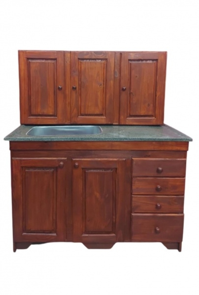 COMBO BAJO Y ALACENA DE  1.20MT + BACHA ( 7391 )