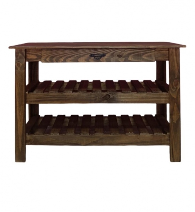 MESA QUESERA COLOR NOGAL ( 7353 )