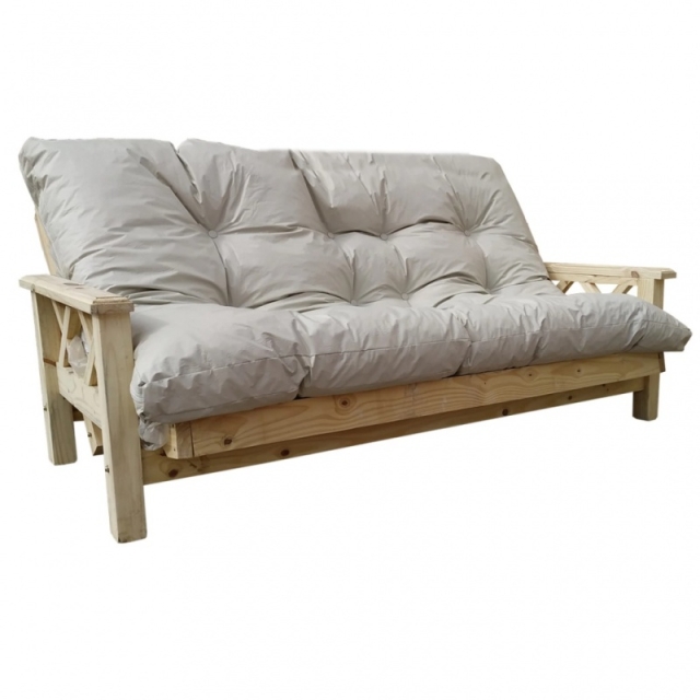 FUTON COMPLETO NATURAL ( 7405 )