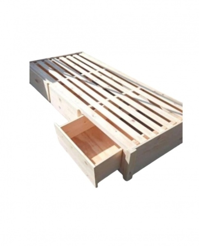 CAMA BOX 1 PLAZA  + 3 CAJONES( 7980 )