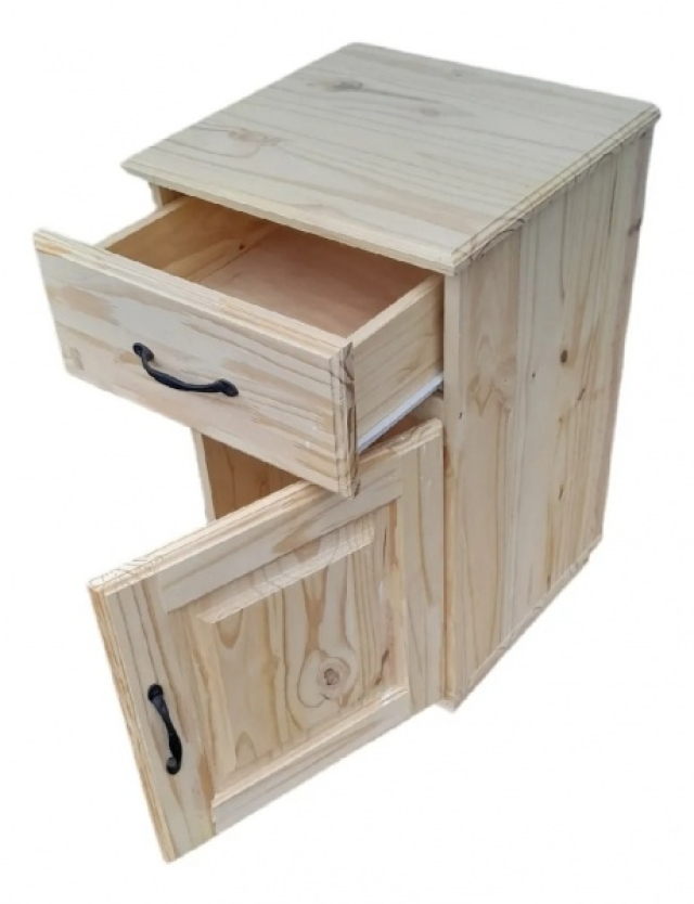 MESA DE LUZ CON PUERTA + CAJÓN ( 8073 )