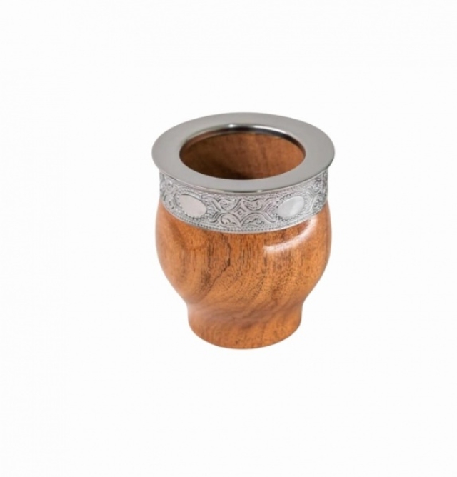 MATE DE ALGARROBO CON ALPACA LABRADA ( 8086 )