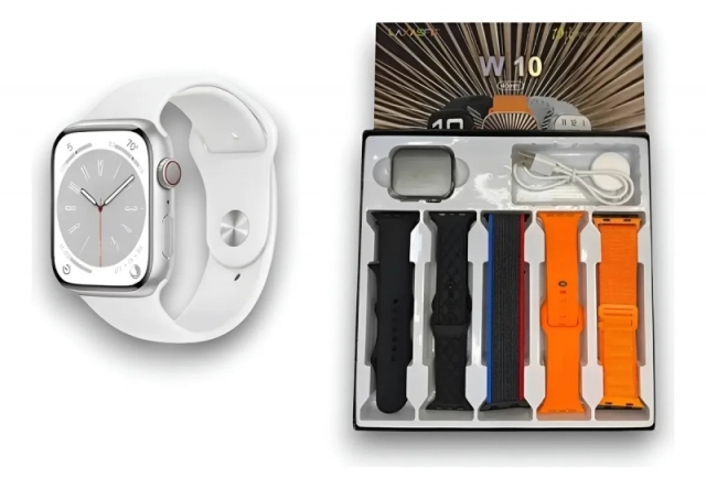  RELOJ SMART WATCH W10 10 MALLAS  ( 8138 )