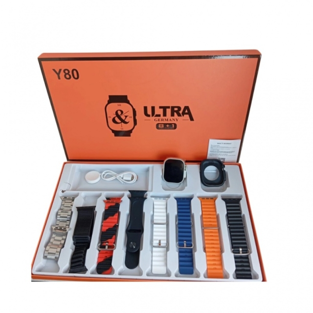  RELOJ SMARTWATCH Y80 ULTRA 9 EN 1 ( 8138 )