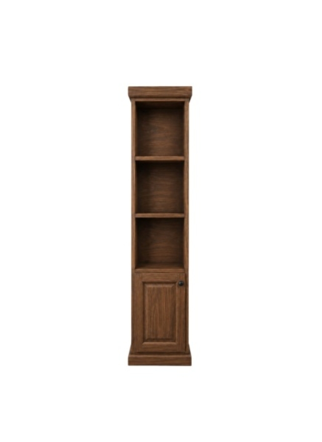 BIBLIOTECA CON PUERTA 40CM COLOR NOGAL ( 8181 )