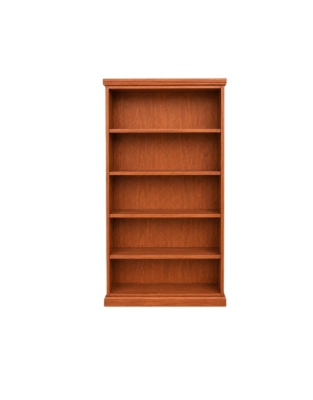  BIBLIOTECA DE 1MT COLOR CAOBA  ( 7375 )