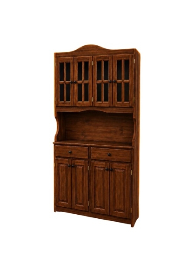 MODULAR CAPILLA DE 1.40MT COLOR NOGAL  ( 7413 )