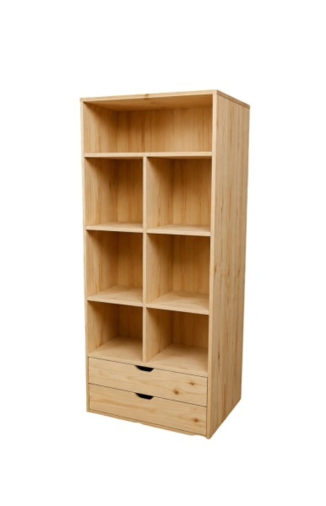 ROPERO VESTIDOR 80CM CON CAJONES ( 8327 )