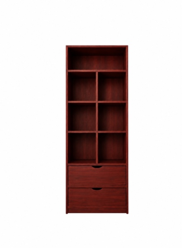 ROPERO VESTIDOR 60CM COLOR CAOBA ( 8336 )