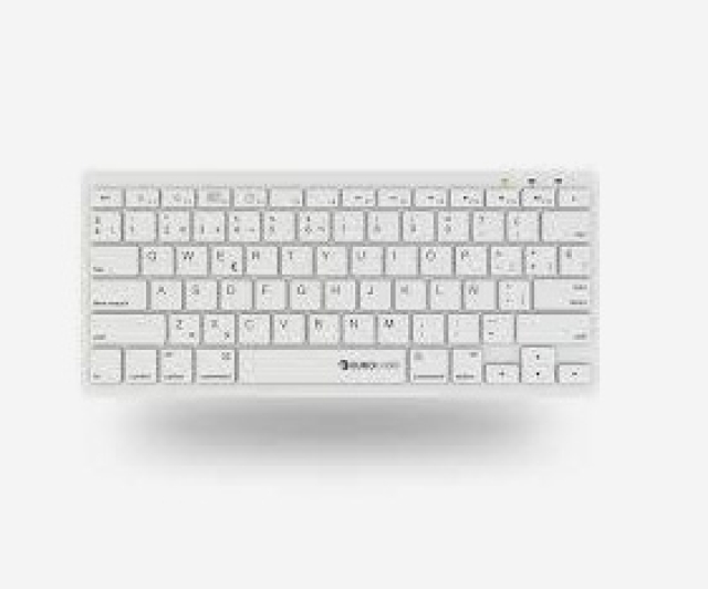 Teclado inalámbrico ultra Delgado EUKM-310 blanco