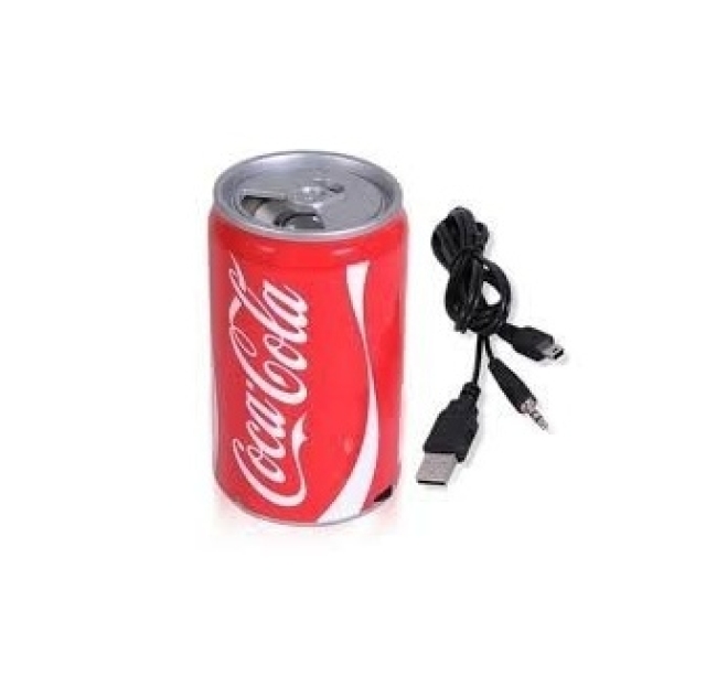 Parlante Portatil Lata Coca Cola SD Y FM(1562)